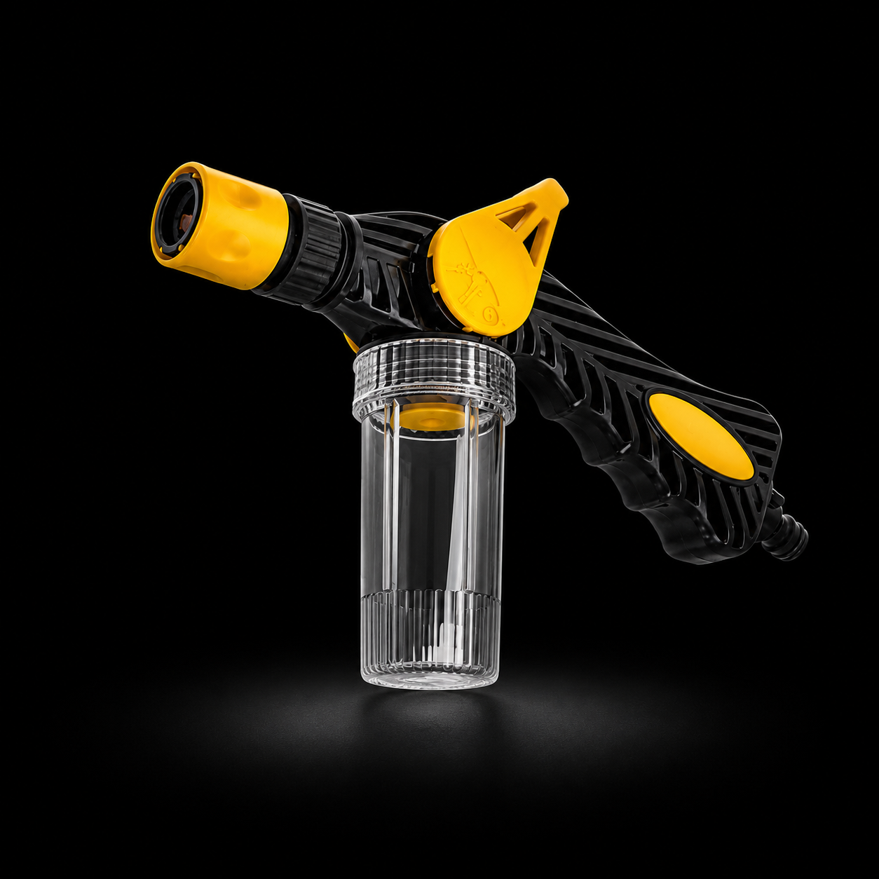 Engine flush/wash foaming gun